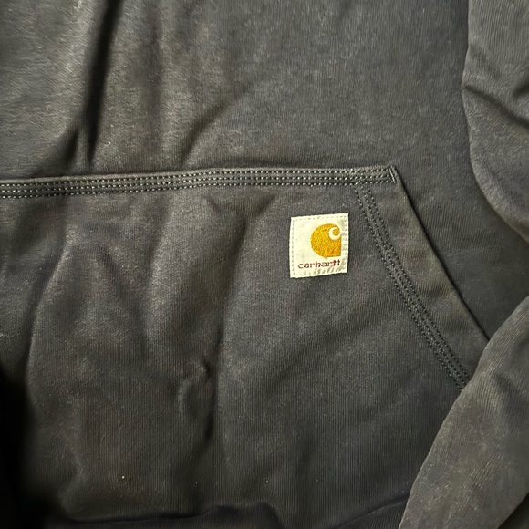 Men’s Carhartt Rain Defender Hoodie(Navy) Sz M - Picture 3 of 4